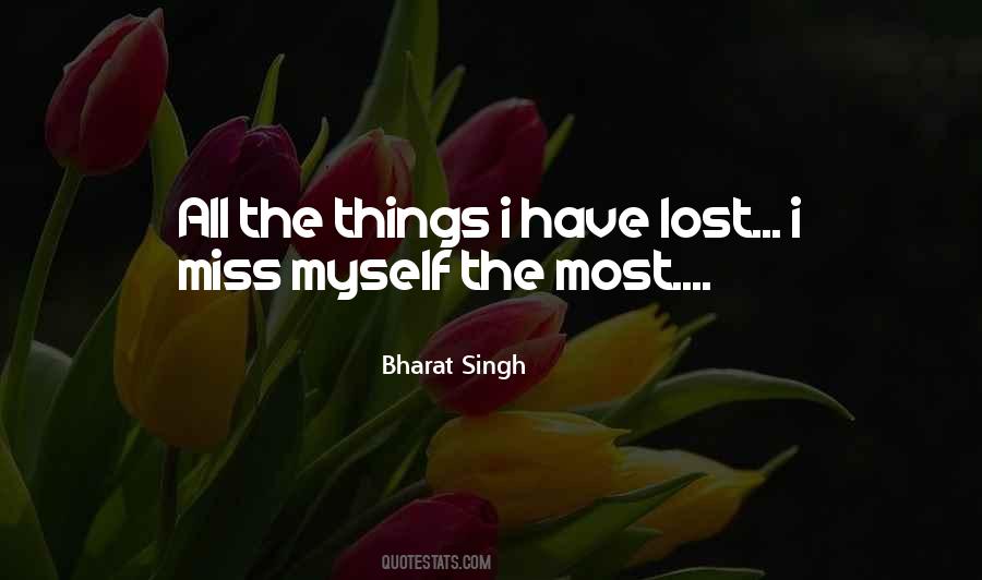 Things I Miss Quotes #558957