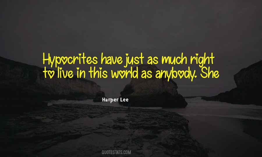 Live In This World Quotes #837331