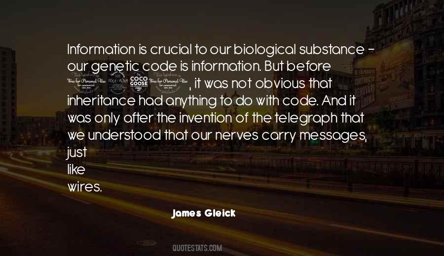 Non Genetic Inheritance Quotes #1610635