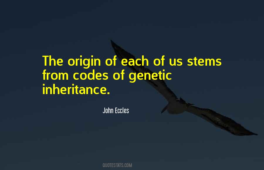 Non Genetic Inheritance Quotes #663444