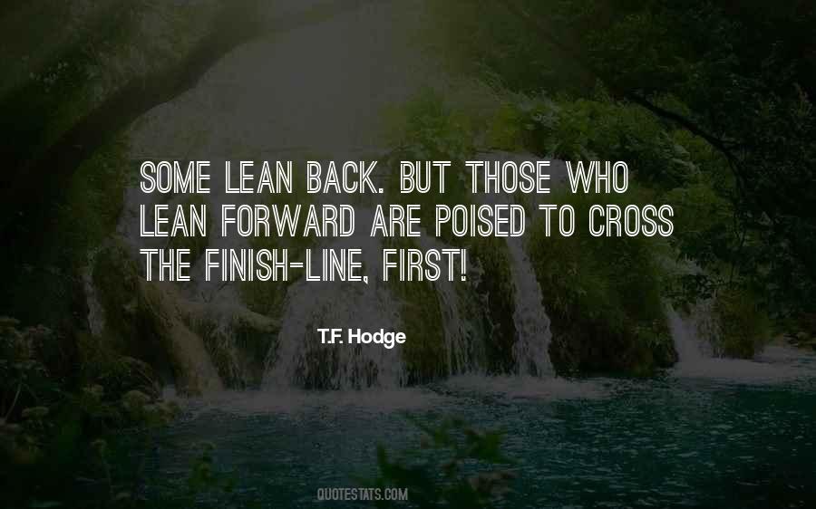 Cross The Finish Line Quotes #1145272