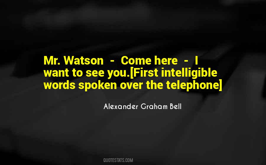 Telephone By Alexander Graham Bell Quotes #211197