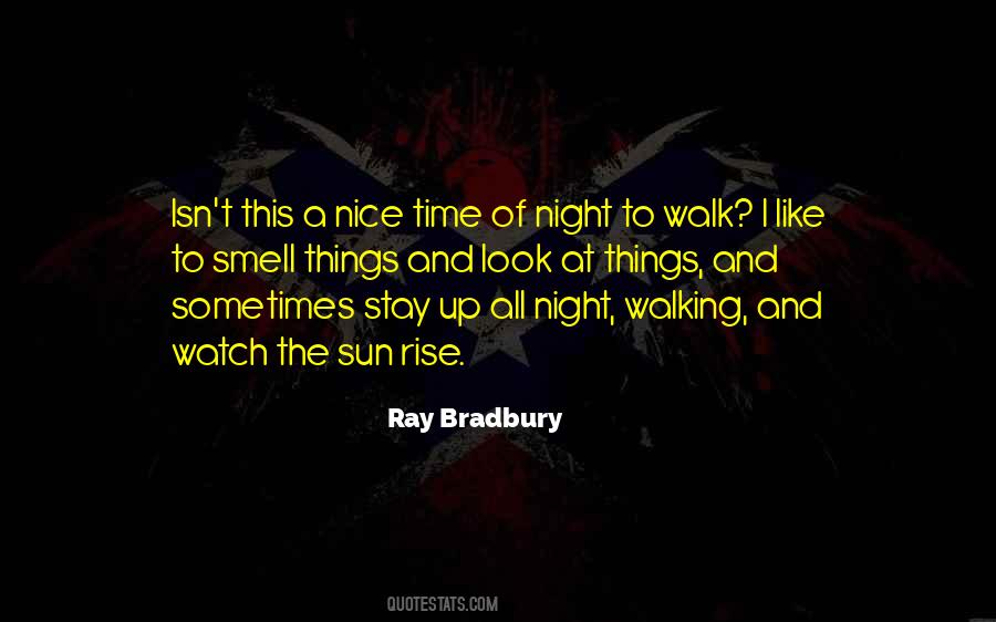 Night Walking Quotes #126382