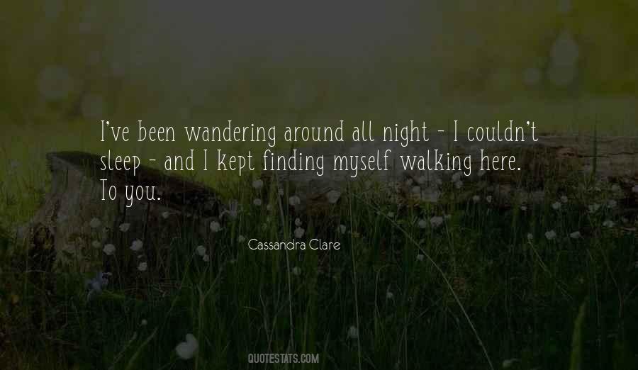 Night Walking Quotes #149849