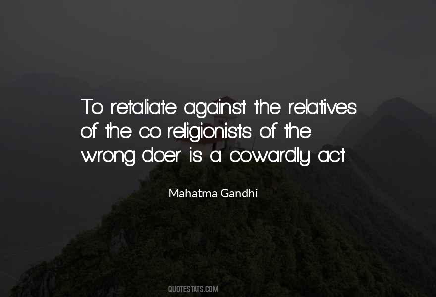 Cowardly Act Quotes #1405376
