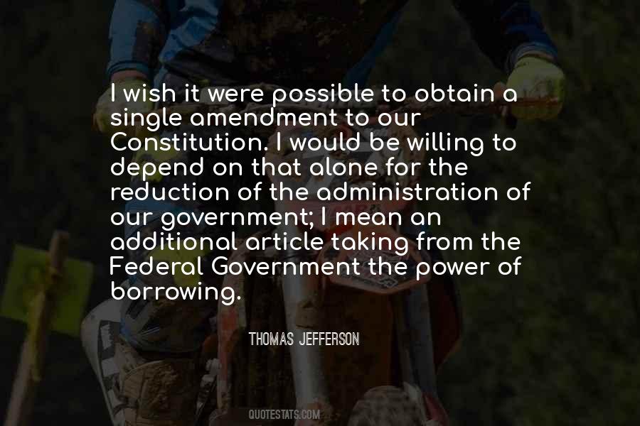 Government Jefferson Quotes #475168