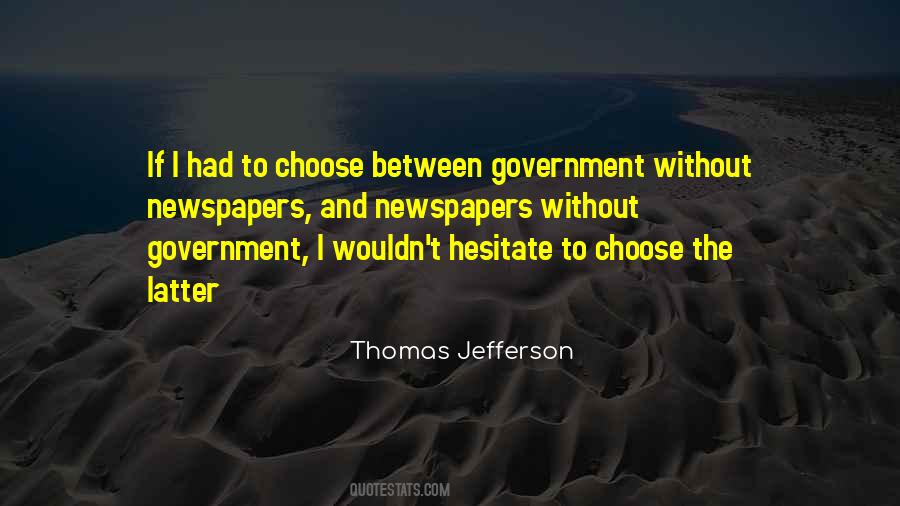 Government Jefferson Quotes #868991