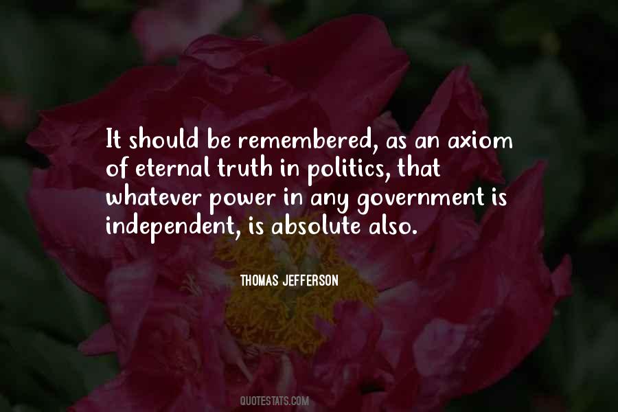 Government Jefferson Quotes #879236