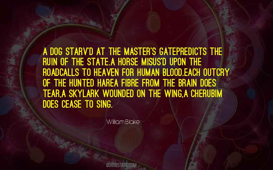 Dog Blood Quotes #1465006