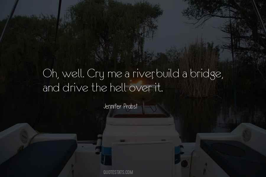 Cry A River Build A Bridge And Get Over It Quotes #1676144