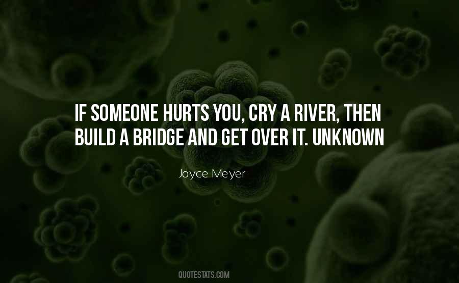Cry A River Build A Bridge And Get Over It Quotes #549744
