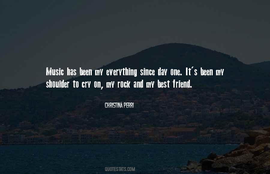Cry On Your Shoulder Quotes #813036