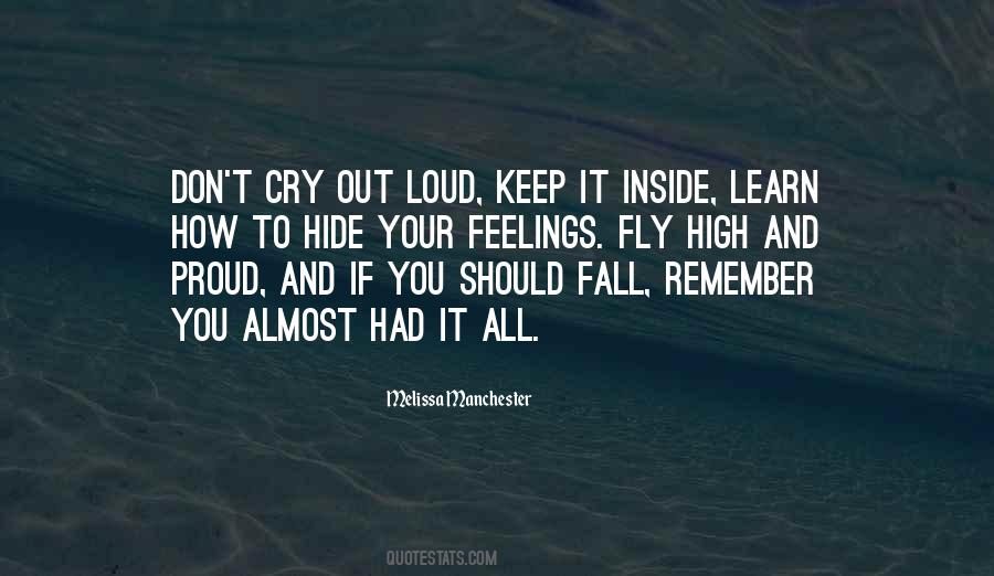 Cry Out Loud Quotes #817800