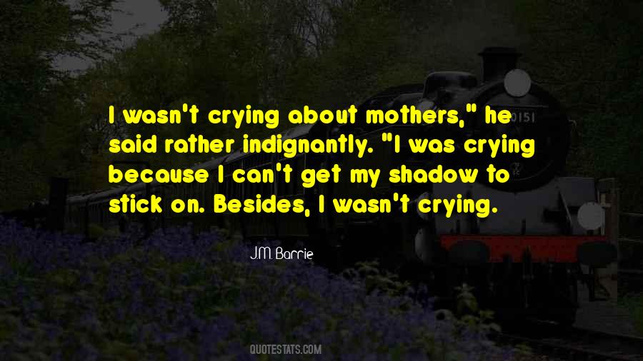 Crying Because Of You Quotes #273986