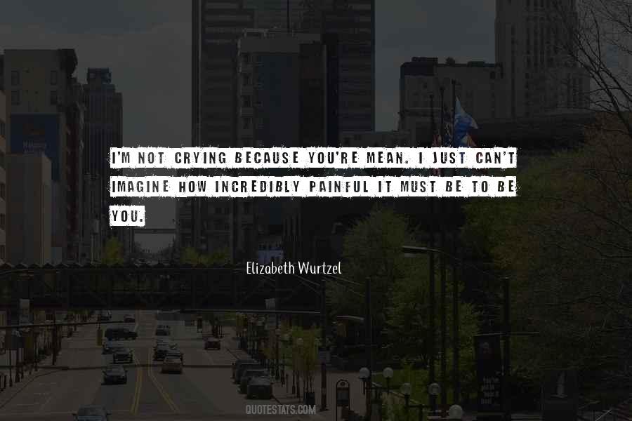 Crying Because Of You Quotes #48795