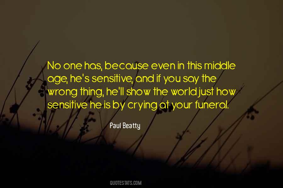 Crying Because Of You Quotes #87258