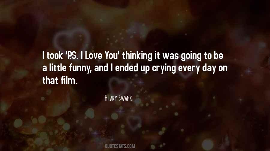 Crying For Your Love Quotes #212506