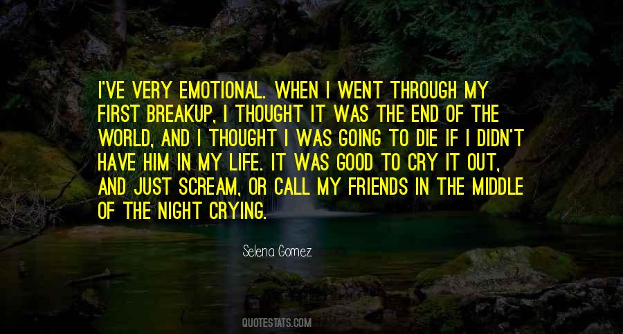 Crying In The Night Quotes #238392
