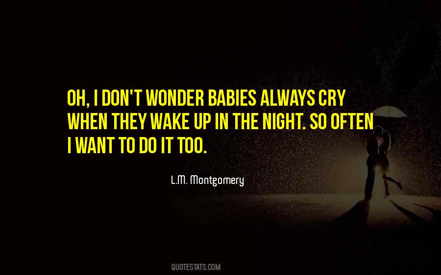 Crying In The Night Quotes #880770