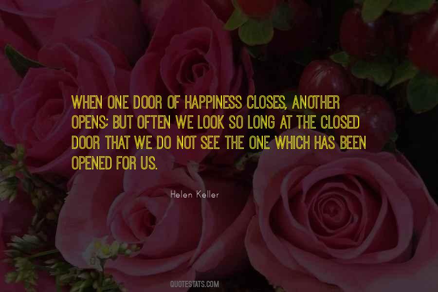 When The Door Closes Quotes #388818
