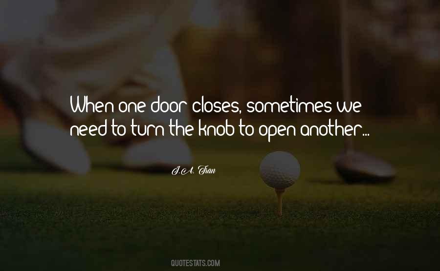 When The Door Closes Quotes #919653