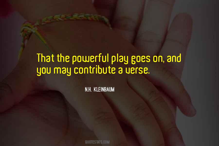 Quotes About Kleinbaum #775924