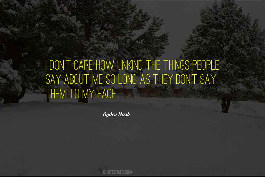 People Who Are Unkind Quotes #1118427