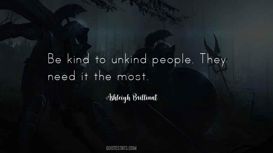 People Who Are Unkind Quotes #152422