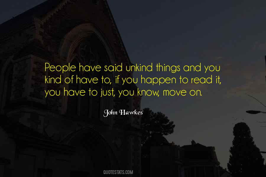 People Who Are Unkind Quotes #1795455