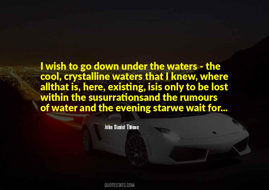 Crystalline Water Quotes #869808