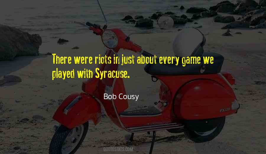Cousy Quotes #852412