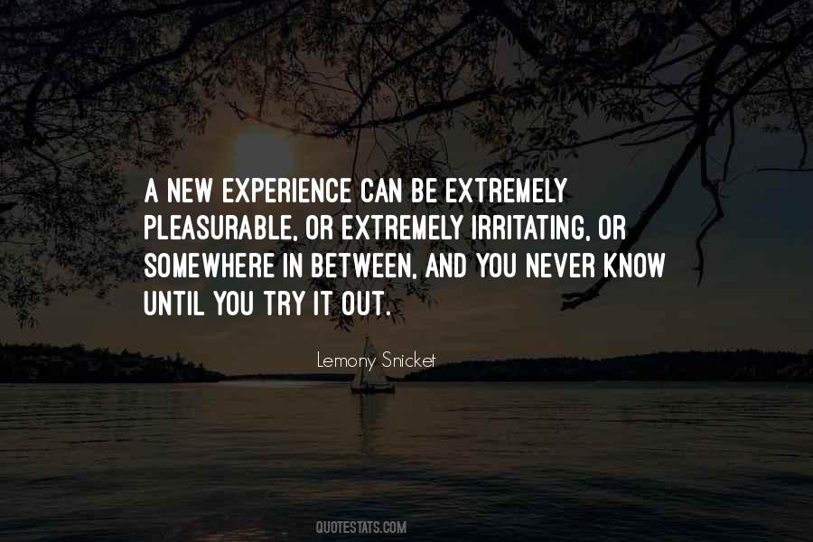 Until You Experience It Quotes #1493485
