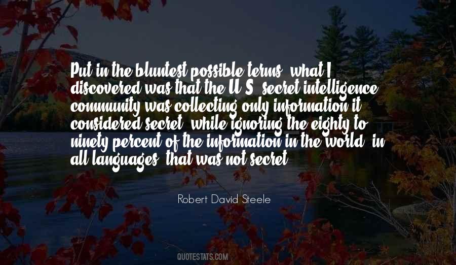 Intelligence Community Quotes #1261212