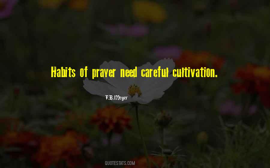 Prayer Habits Quotes #523345