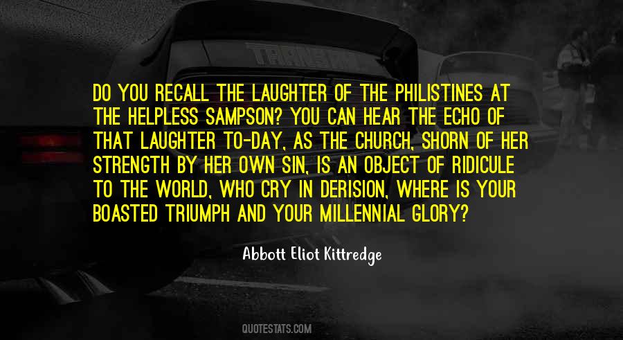 Quotes About Kittredge #608370
