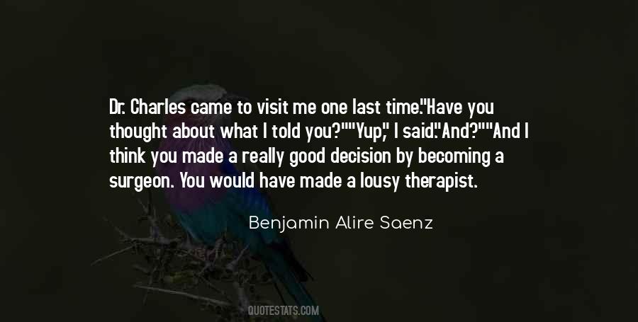 Good Therapist Quotes #1411633
