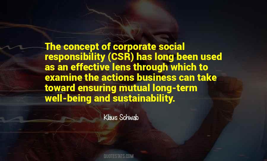 Csr Sustainability Quotes #1308213