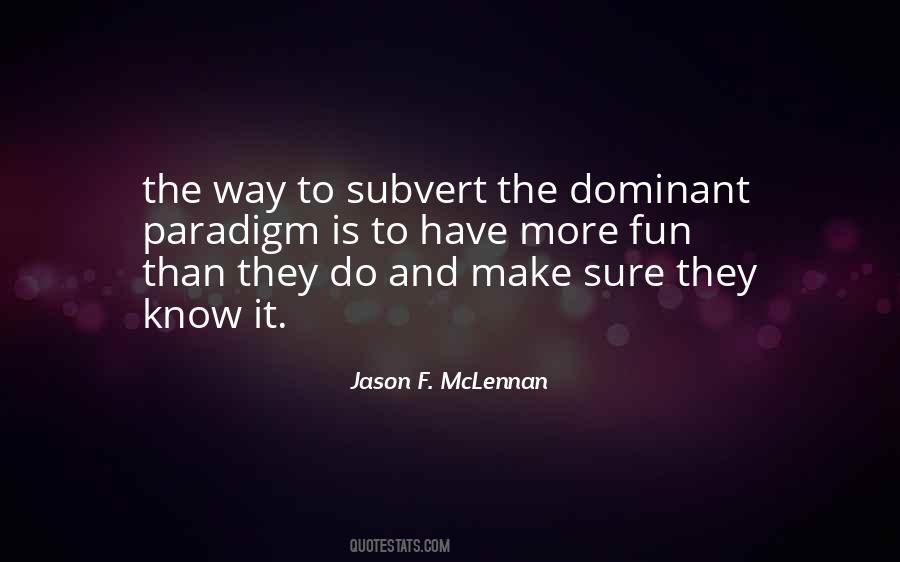 Mclennan Quotes #108942