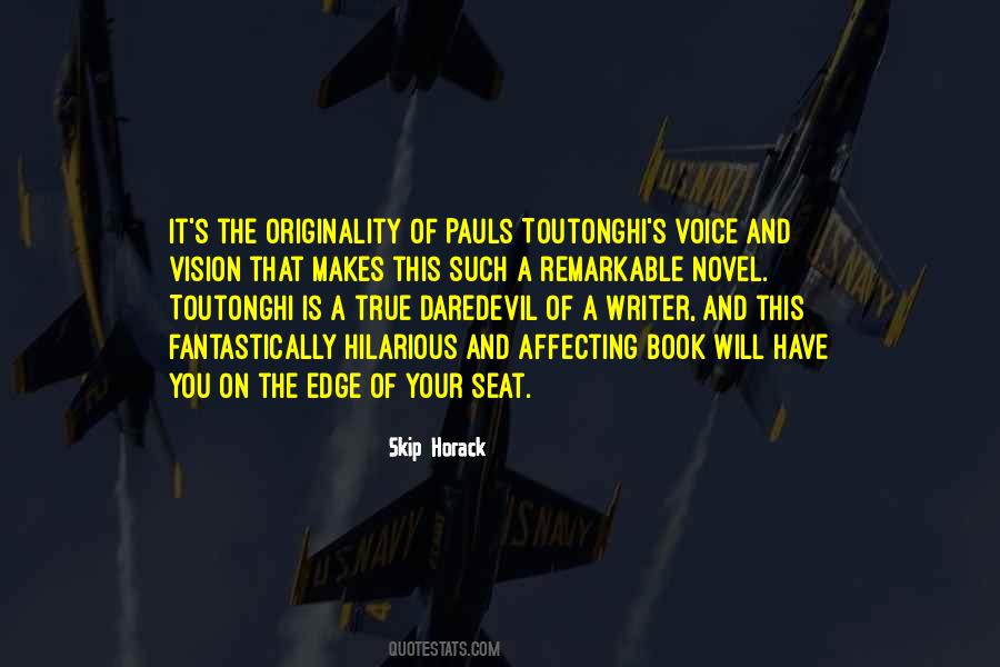 Voice And Vision Quotes #1040395