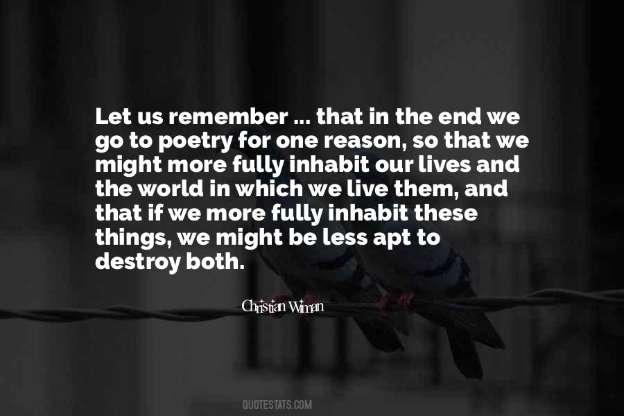 Poetry Things Quotes #23168
