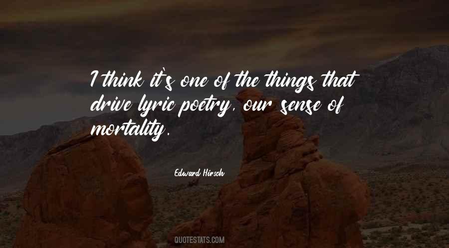 Poetry Things Quotes #343692