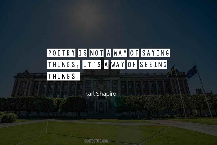 Poetry Things Quotes #436958