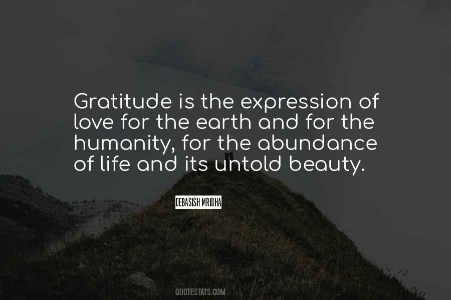 Love Is The Gratitude Quotes #1724781