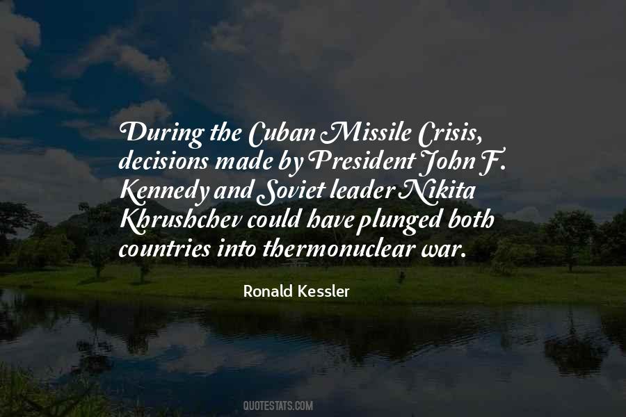 Cuban Missile Quotes #1640075