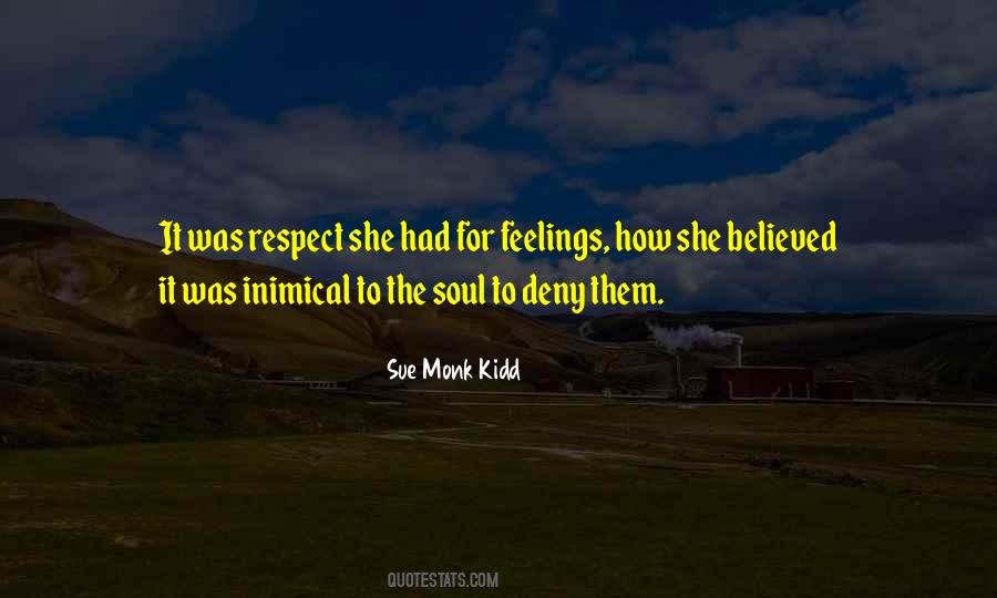 Respect Ones Feelings Quotes #111531