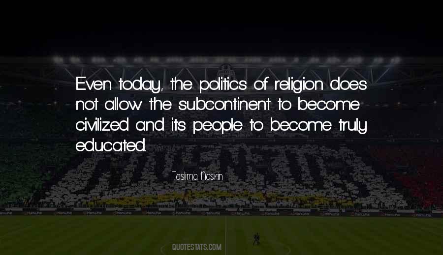 Religion Today Quotes #354854