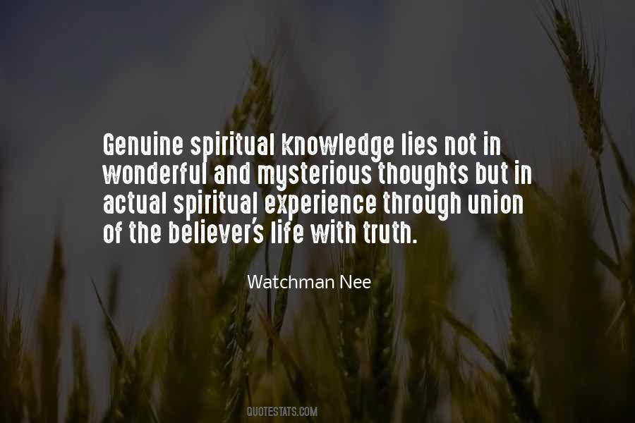 Spiritual Knowledge Quotes #1216573