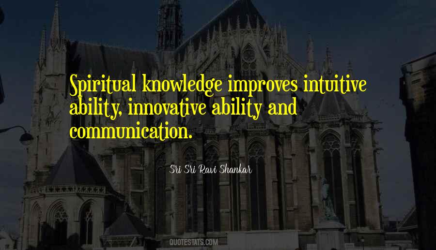 Spiritual Knowledge Quotes #1655600