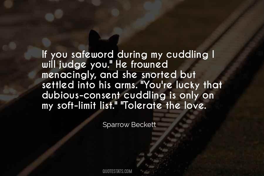 Cuddling You Quotes #265489