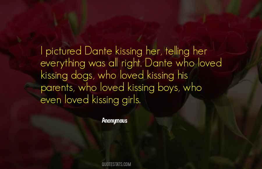 Quotes About Kissing Dogs #76032